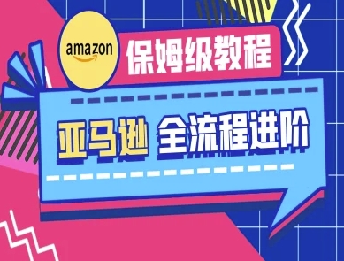 亚马逊保姆级全流程实操教程-跨境电商教程-鸿盛达人
