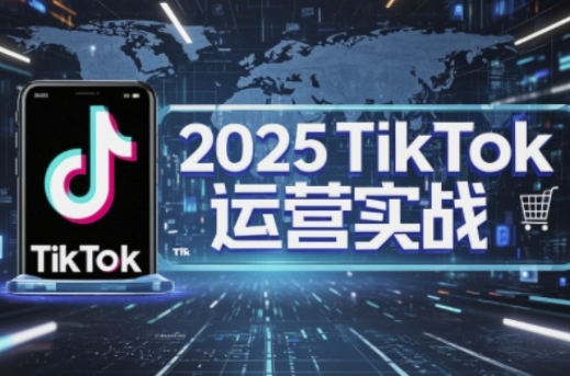 2025TikTok电商运营，掌握TikTok店铺运营核心技巧，实现低成本高转化-鸿盛达人