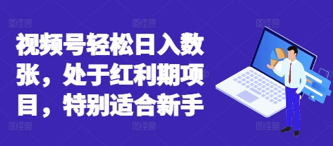 视频号轻松日入数张，处于红利期项目，特别适合新手-鸿盛达人